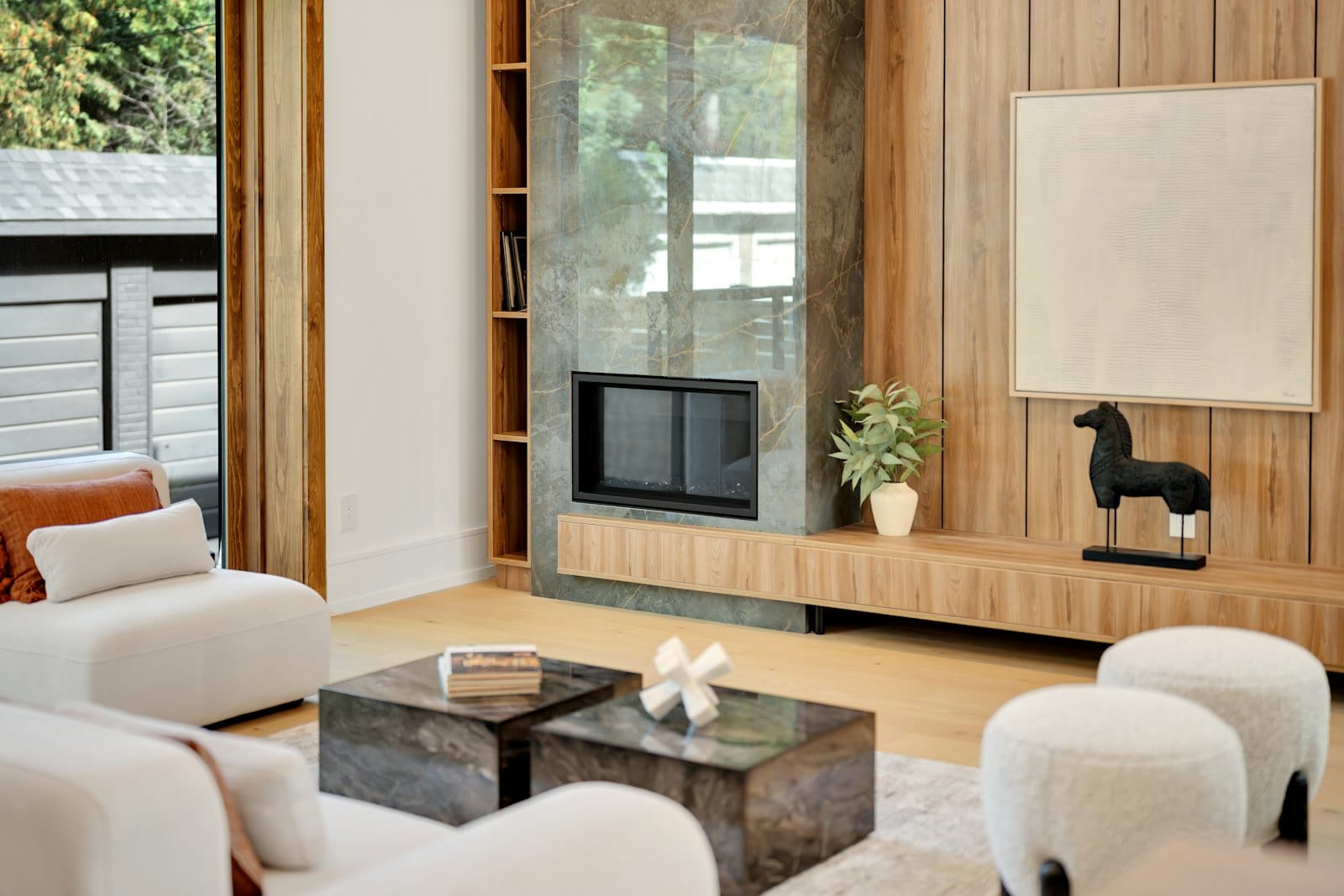Professionally photographed, light-filled living space
